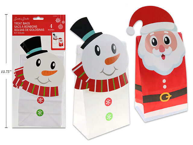Treat Bags Xmas Characters