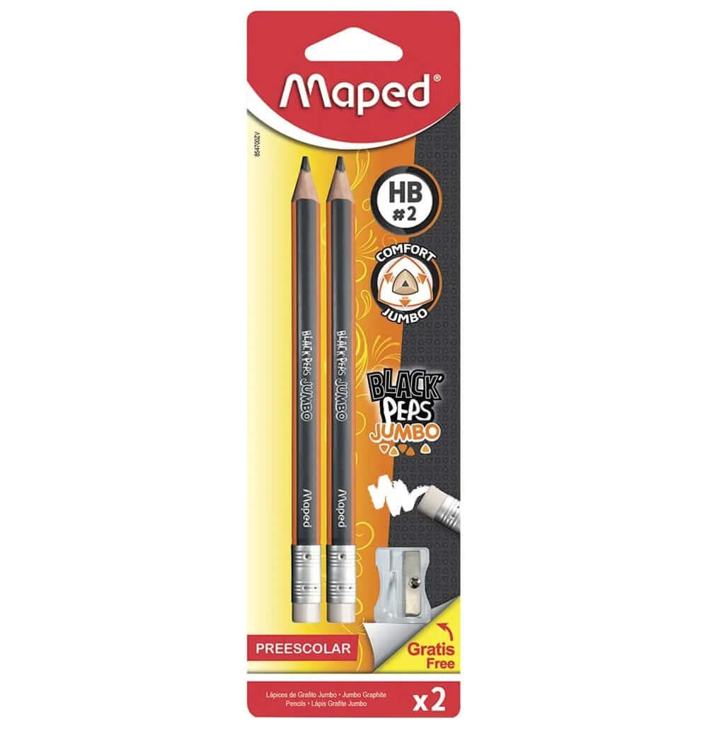 Pencil Jumbo w/Sharpener