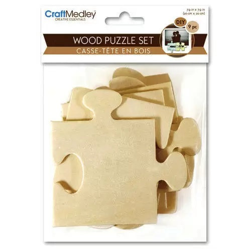 Wood Puzzle Set [9 pcs]