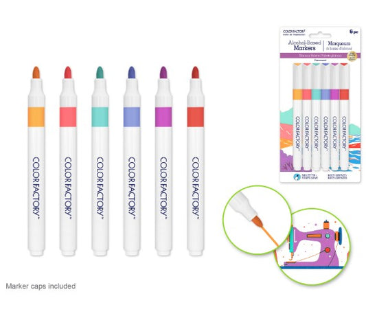 Alcohol Permanent Glamour Marker [pk-6]
