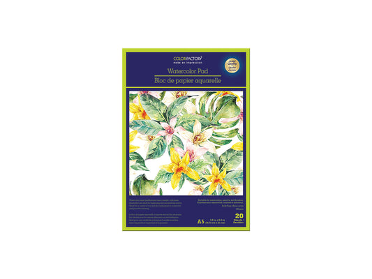 Watercolor Pad 5.8" x 8.3" [300gsm] - 20 Sheets