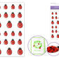 Self-sticking Ladybug Gems