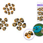 Bees Mini Wood Orange