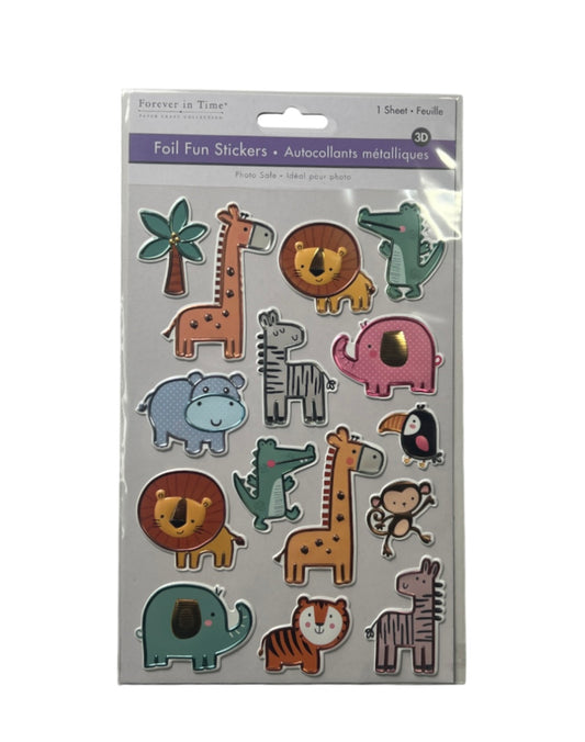 Stickers Foil Animals