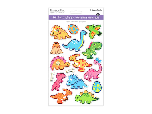 Stickers Foil Dino