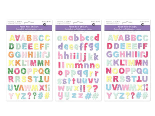 Stickers Foamy Alpha