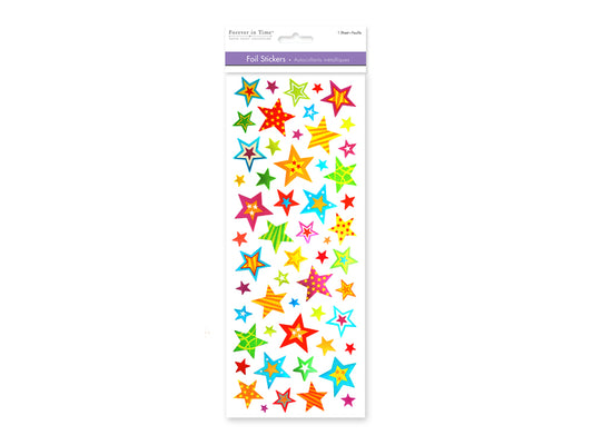 Stickers Foil Stars