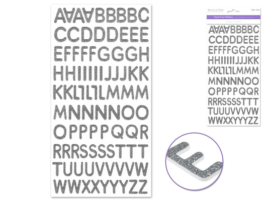 Stickers Alpha Foam Silver