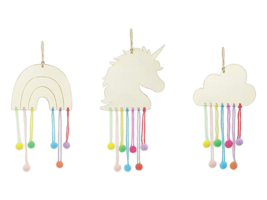 Wooden Yarn and Pom Kit [EACH]