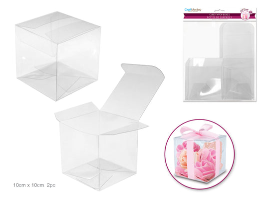 Clear Cube Boxes [pk-2]