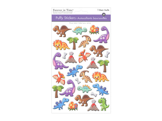 Puffy Stickers Dino