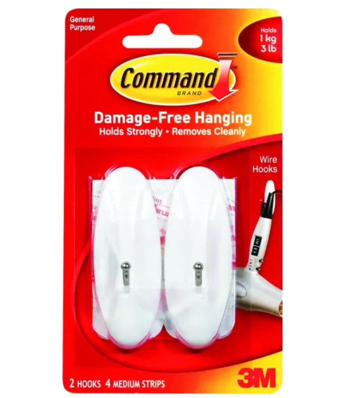 Hooks Medium 3lb (pk-2)