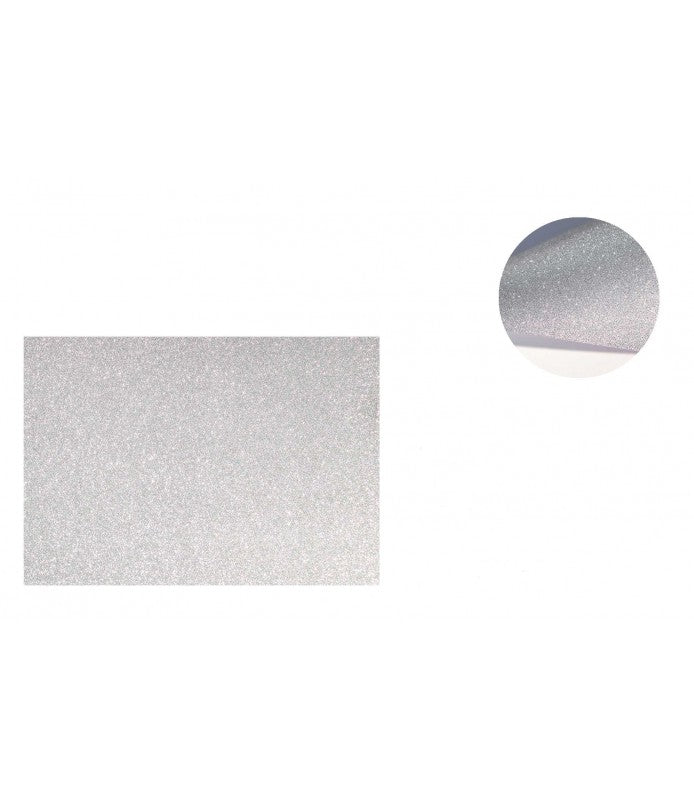 Poster Board Silver w/Glitter