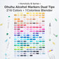 Acohol Markers Honolulu B 216 Colors