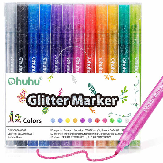Glitter Paint Marker [pk-12]