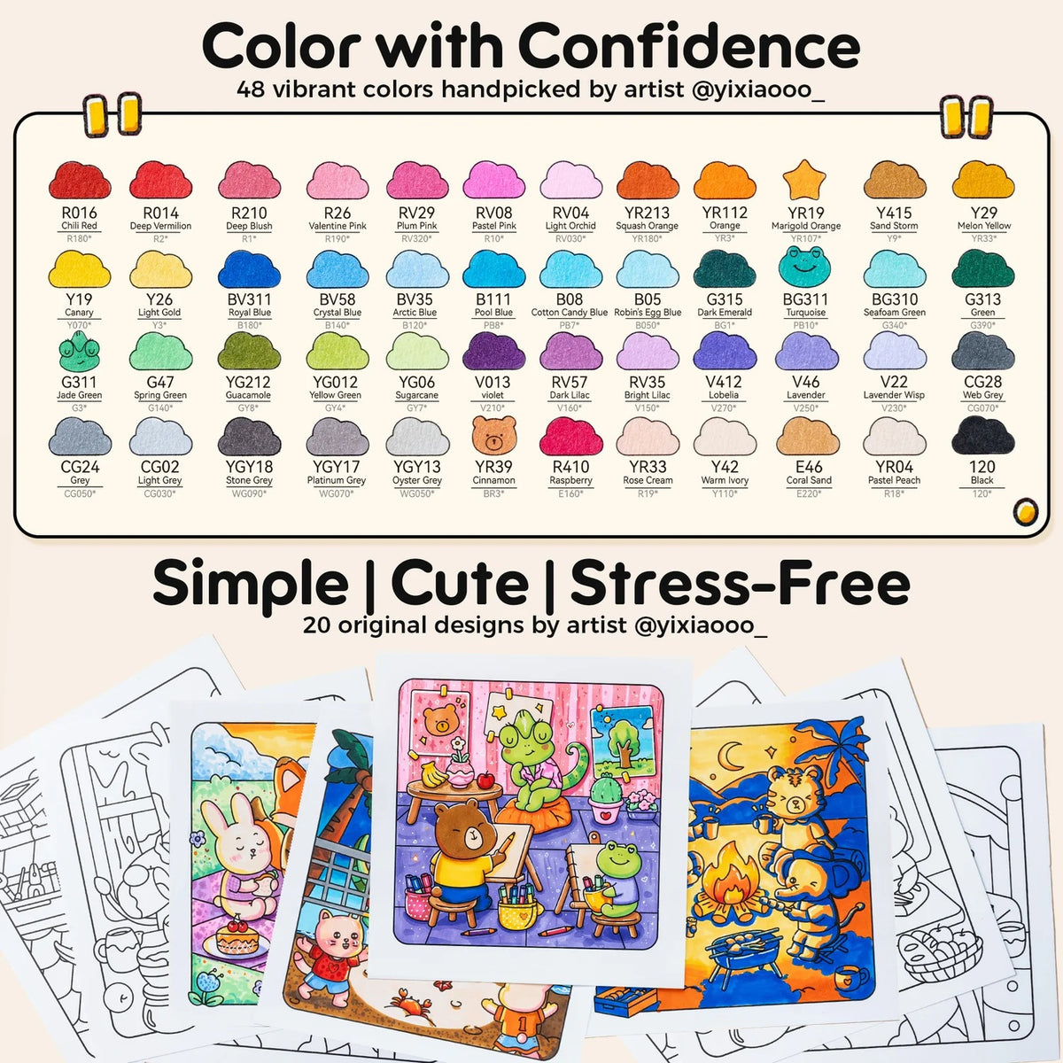 Ohuhu Coloring Gift Set