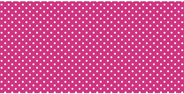 Fadeless Paper Dots Pink/White 48" x 12' (roll)