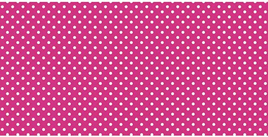 Fadeless Paper Dots Pink/White 48" x 12' (roll)