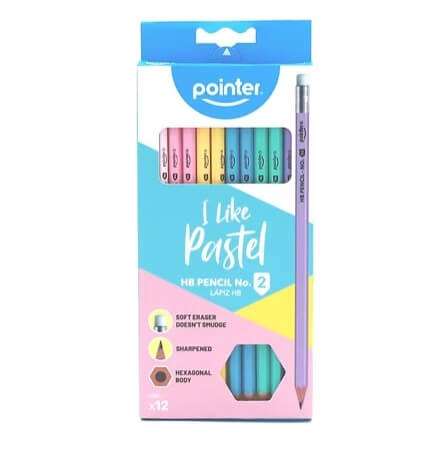 Pencil #2 Pastel [pk-12]