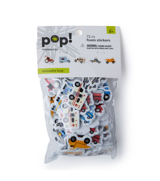 Stickers Foamy Trucks [pk-72]
