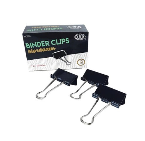 Binder Clips Large 2" Wide [pk-12]