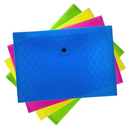 Envelope Plastic legal w/Button