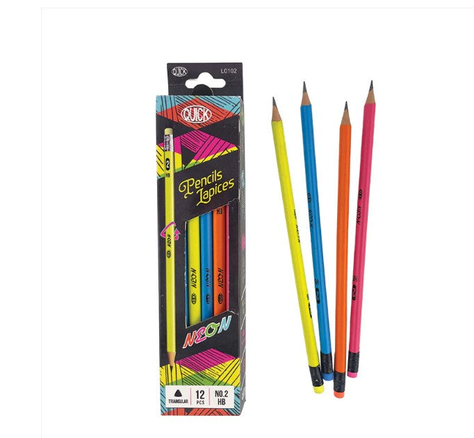 Wood Pencil Neón (dz)