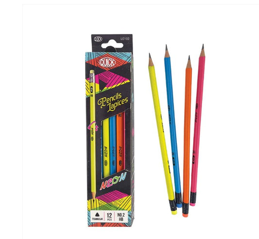 Wood Pencil Neón (dz)