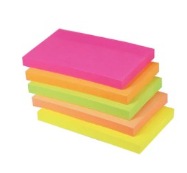 Sticky Notes 3x5" Neon (dz)