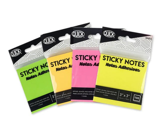 Sticky Notes 3x3" Neon [EACH]