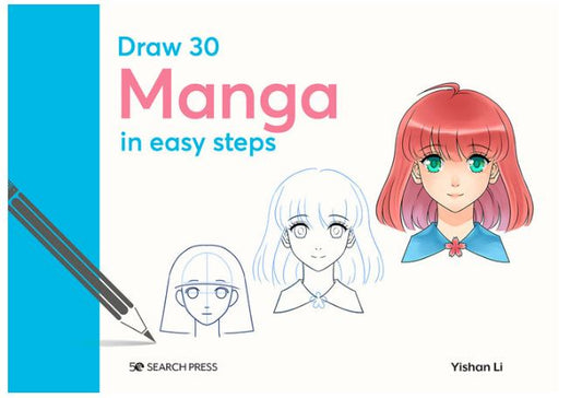 Book Draw 30 Manga in Easy Steps