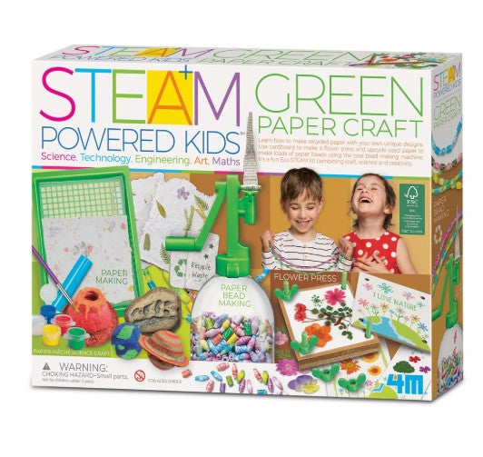Steam Green Paper Craft