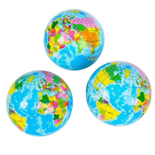 3" Globe Stress Ball [EACH]