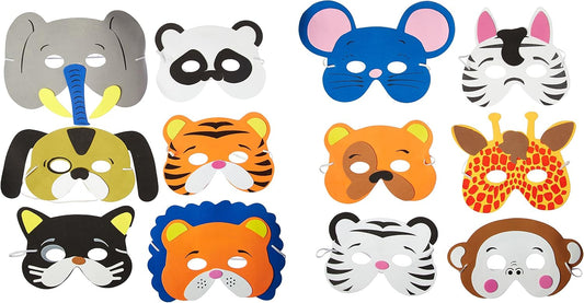 Masks Foam Animal [pk-12]