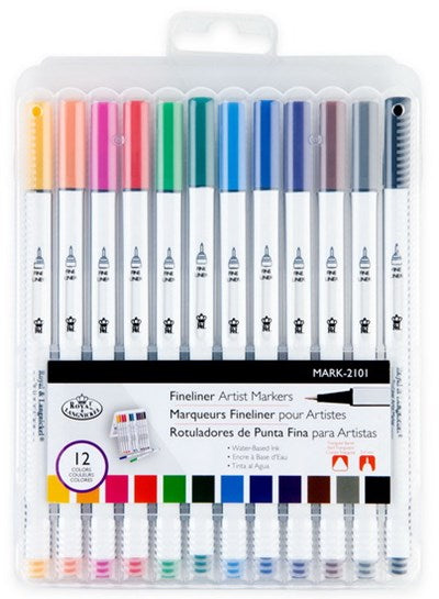 Fineliner Art Markers [pk-12]