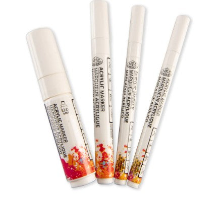 Acrylic Markers White [pk-4]