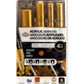 Acrylic Markers Gold [pk-4]