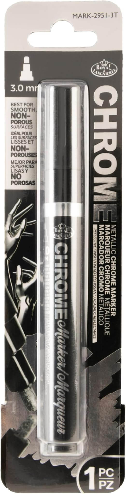 Marker 2MM Silver Chrome