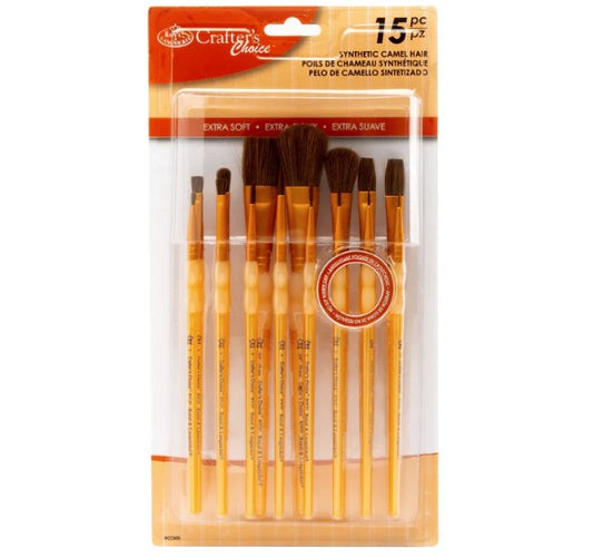 Brush Crafter Natural Hair Variety Brush Set [pk-15]