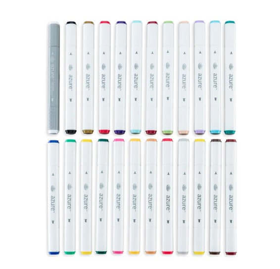 Professional Artist Markers Azure [pk-24]