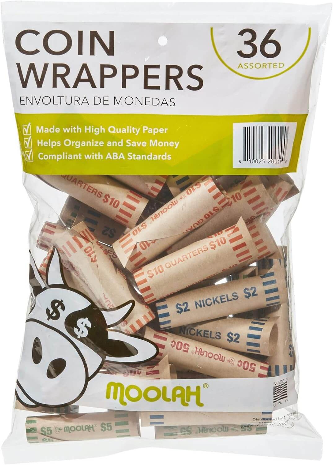Coin Wrappers Assorted – Humacao School Supply