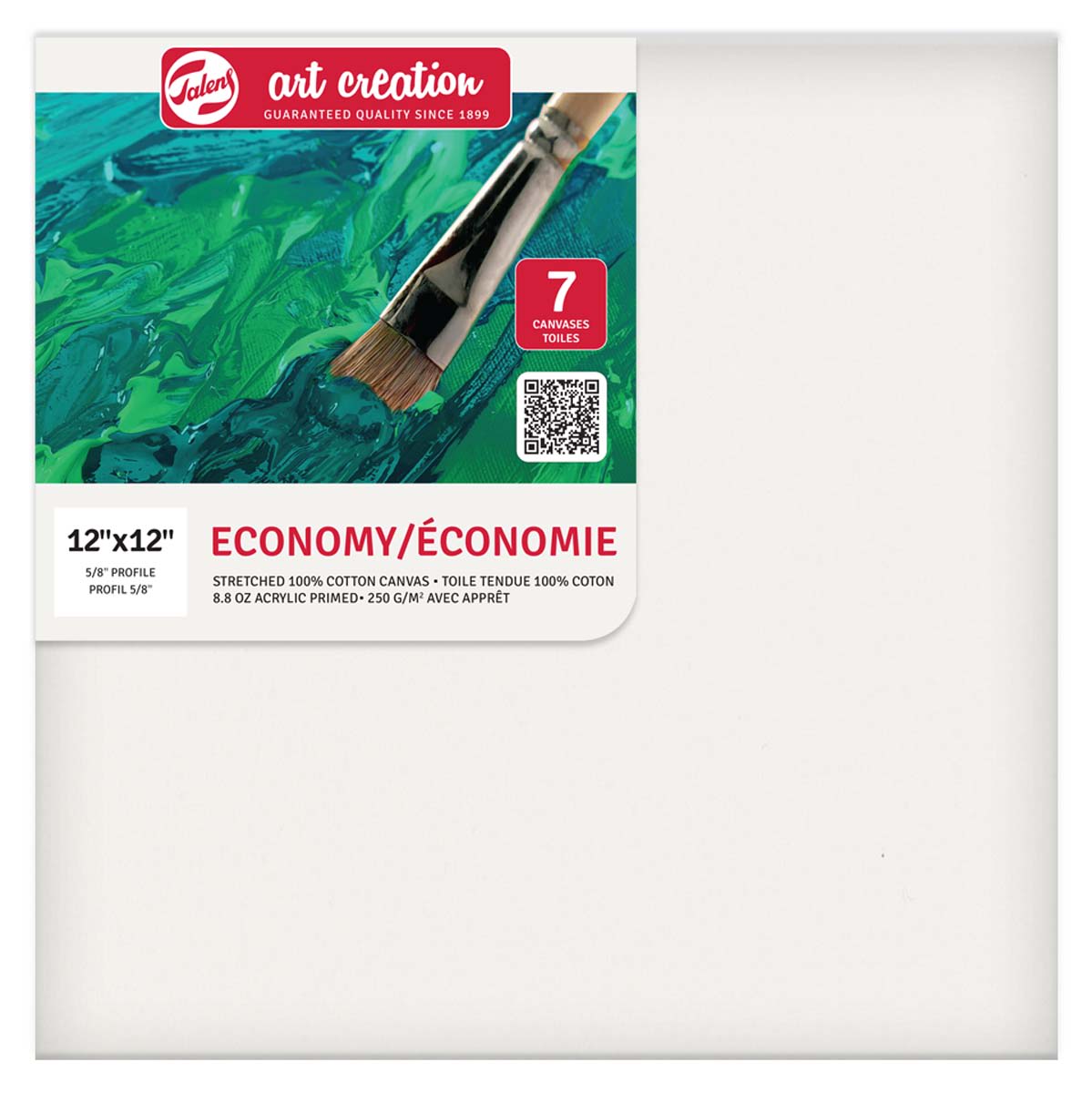 Canvas Stretch 12" x 12" [pk-2]