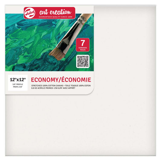 Canvas Stretch 12" x 12" [pk-2]