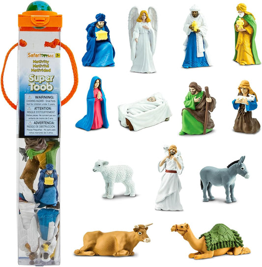 Figurines Nativity Tube