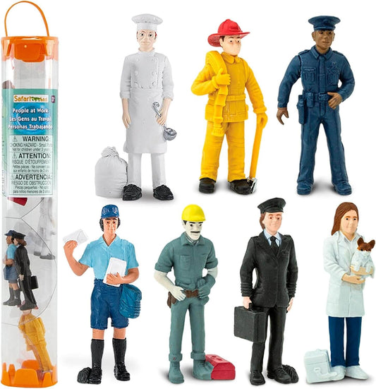 Figurines People at Work Tube