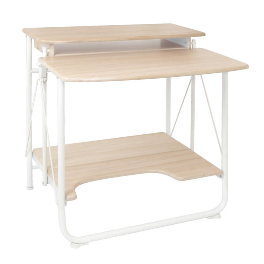 Desk Stow Away White Maple