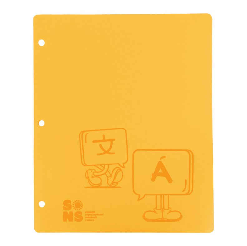 Folders Twin Pocket Yellow