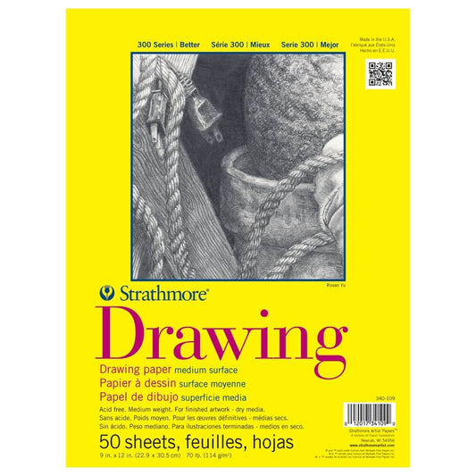 Pad Drawing 9" x 12" 50sheets- 70lb