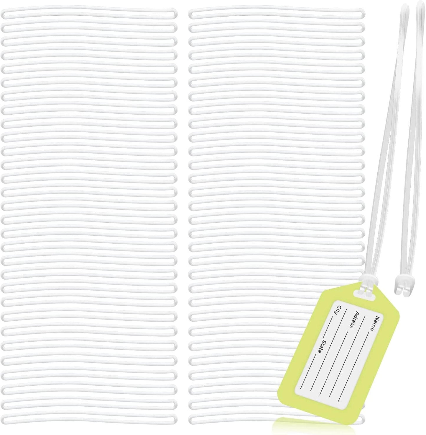Plastic Luggage Tag [pk-100]