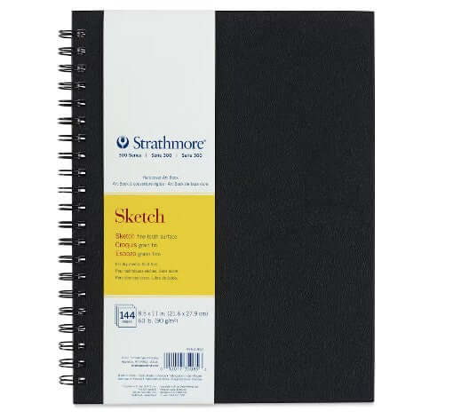 Sketch 8.5x11" Hard Cover Black
